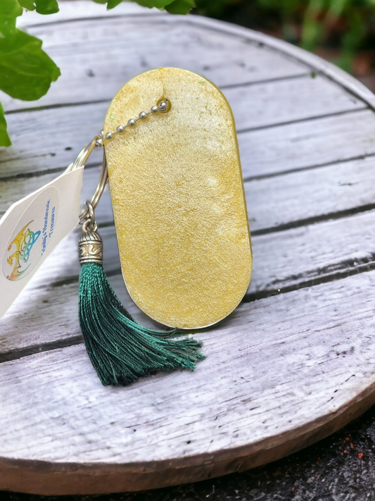Resin Shapes Keychain