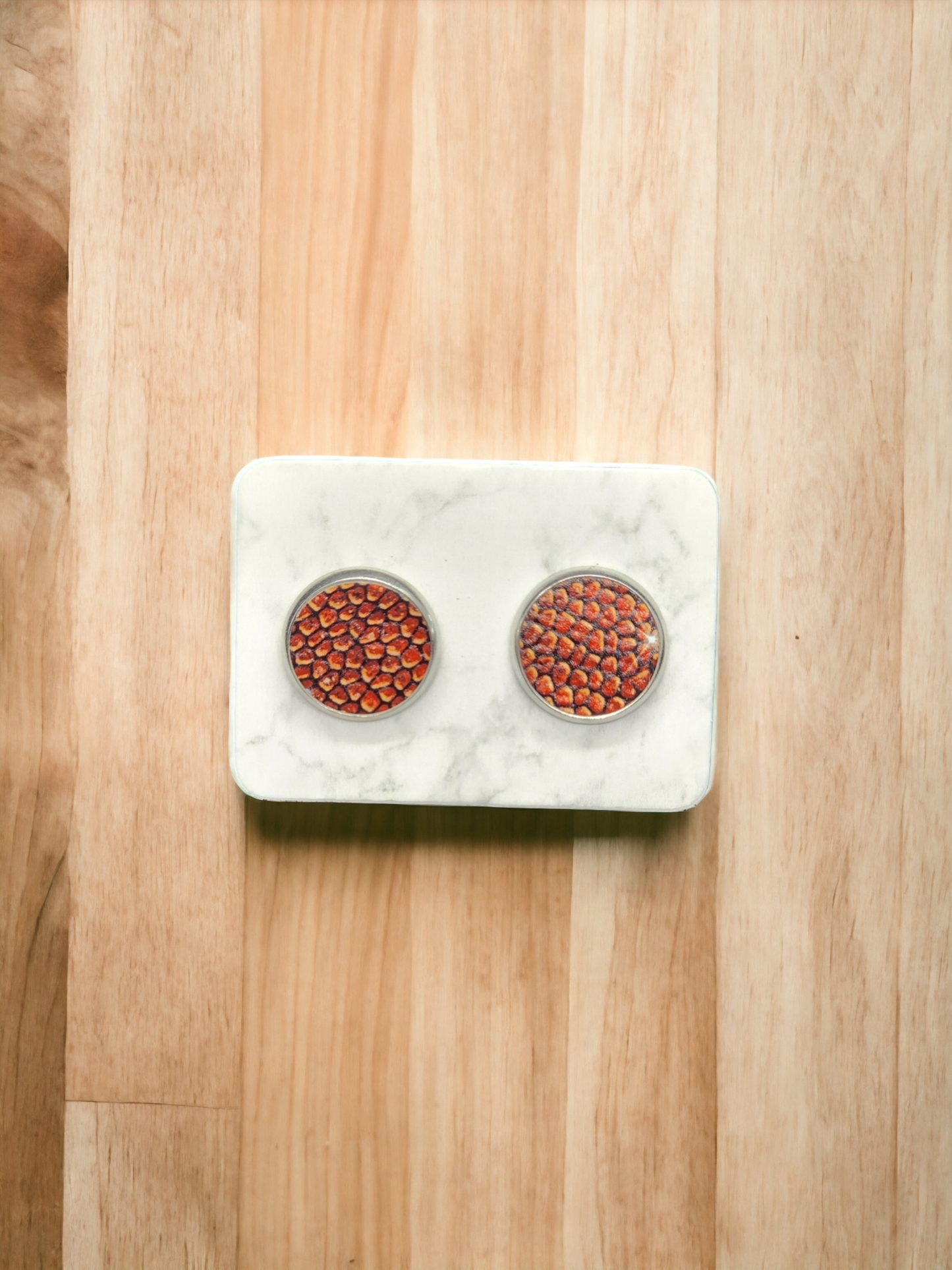 12mm Pattern Leather Studs